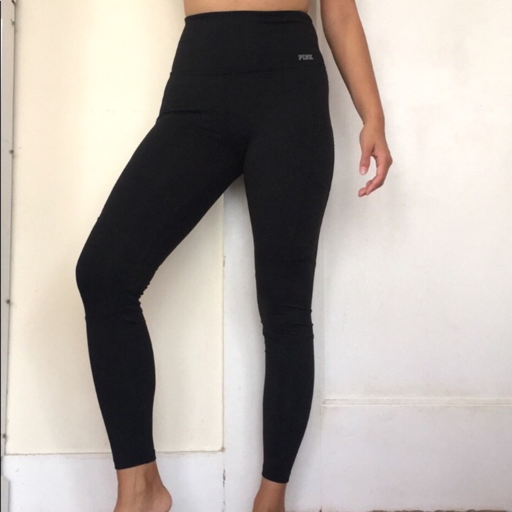 Black high waisted leggings Victoria’s Secret